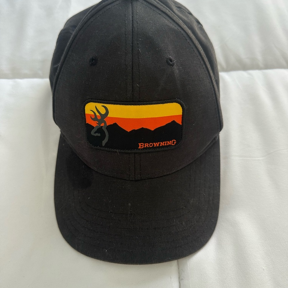 Browning Black Cap with Mountain Patch